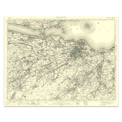 OS 18966 map of Edinburgh