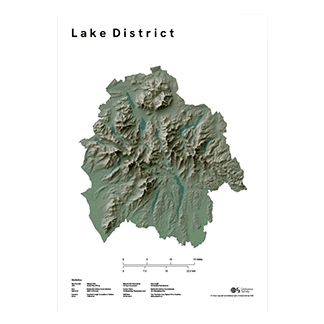 Picture of Lake District Relief map