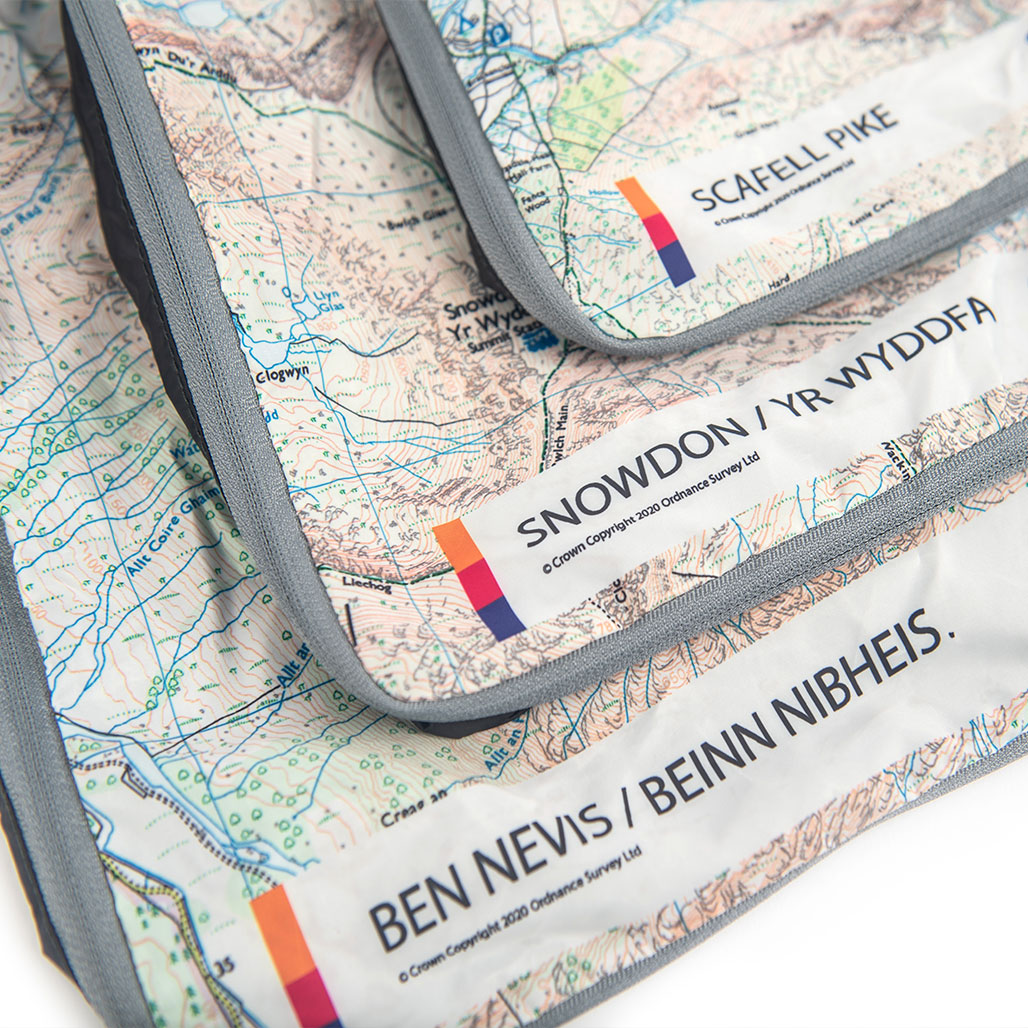 Corner of OS packing cubes