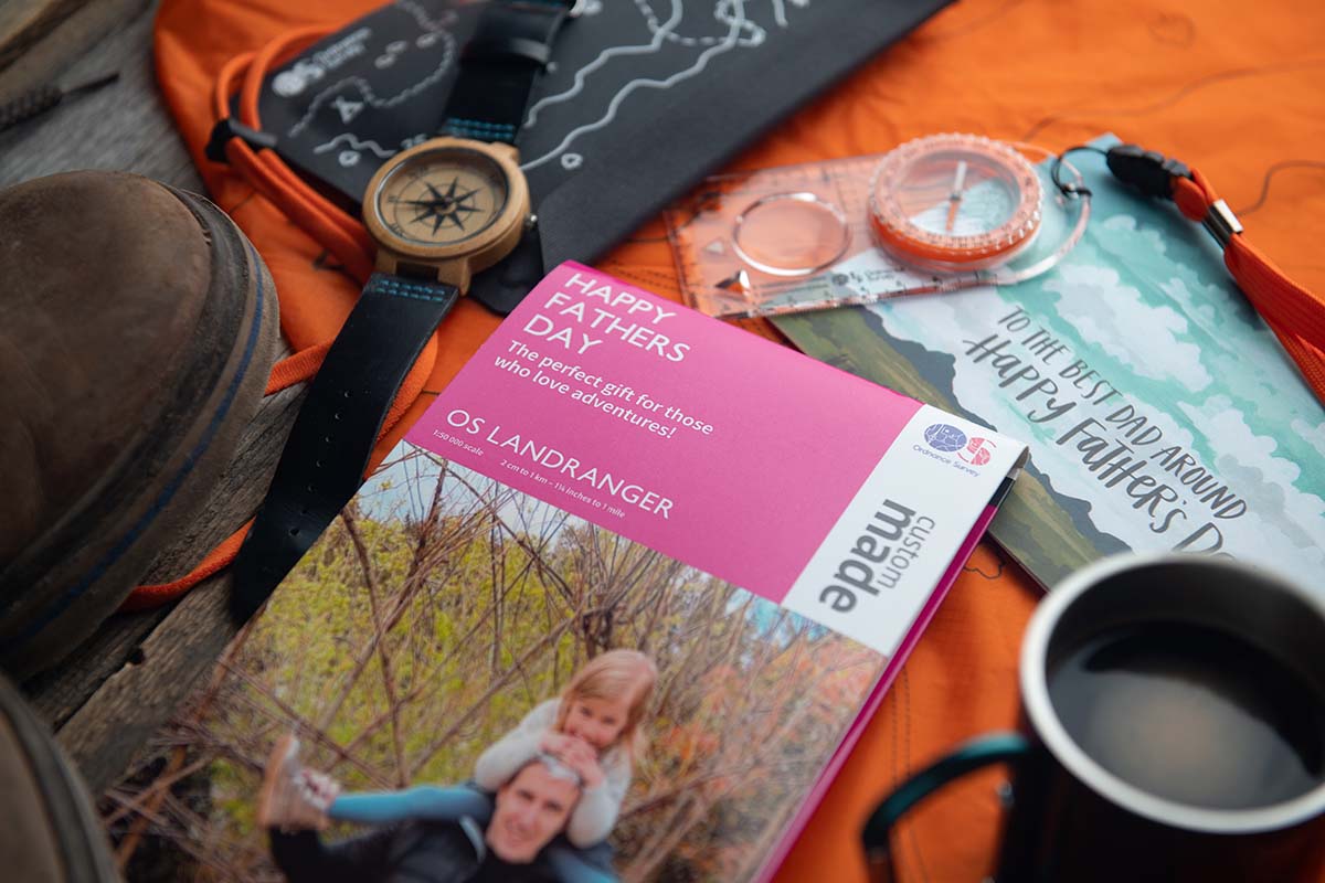 Custom Made Personalised Fathers Day Map Gift