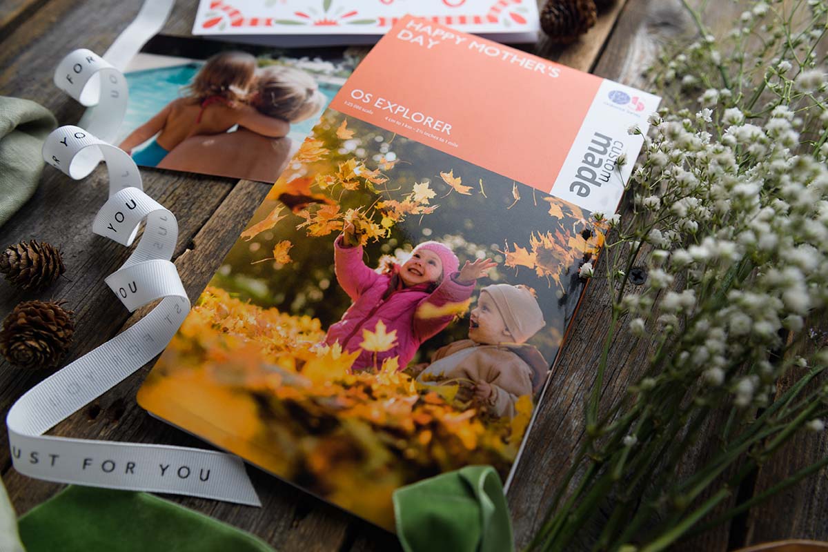 Custom Made Personalised Mothers Day Map Gift