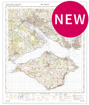 New: OS One Inch Map of The Solent