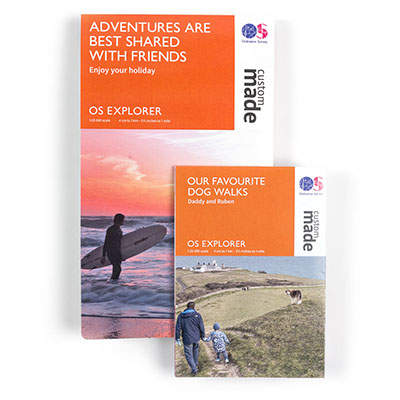 OS Personalised Custom Made maps